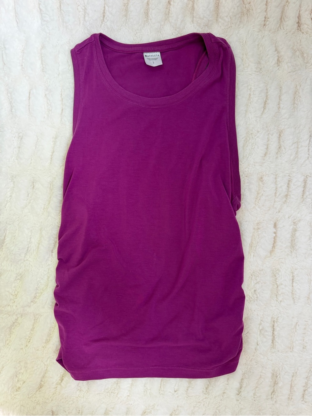 Athleta Women's Bright Magenta Sleeveless Tank Size L